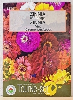 Flower SEEDS - Zinnia Mix (Tourne-sol)